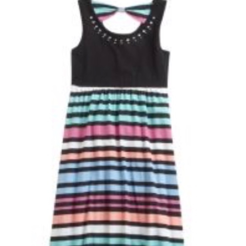 Justice Maxi Colorful Dress
